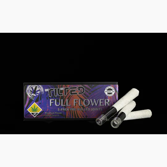 Tilted by Bellevue Cannabis Co - Hash Burger | Glass Tip Joints | 1.2g each | 3pk - 1