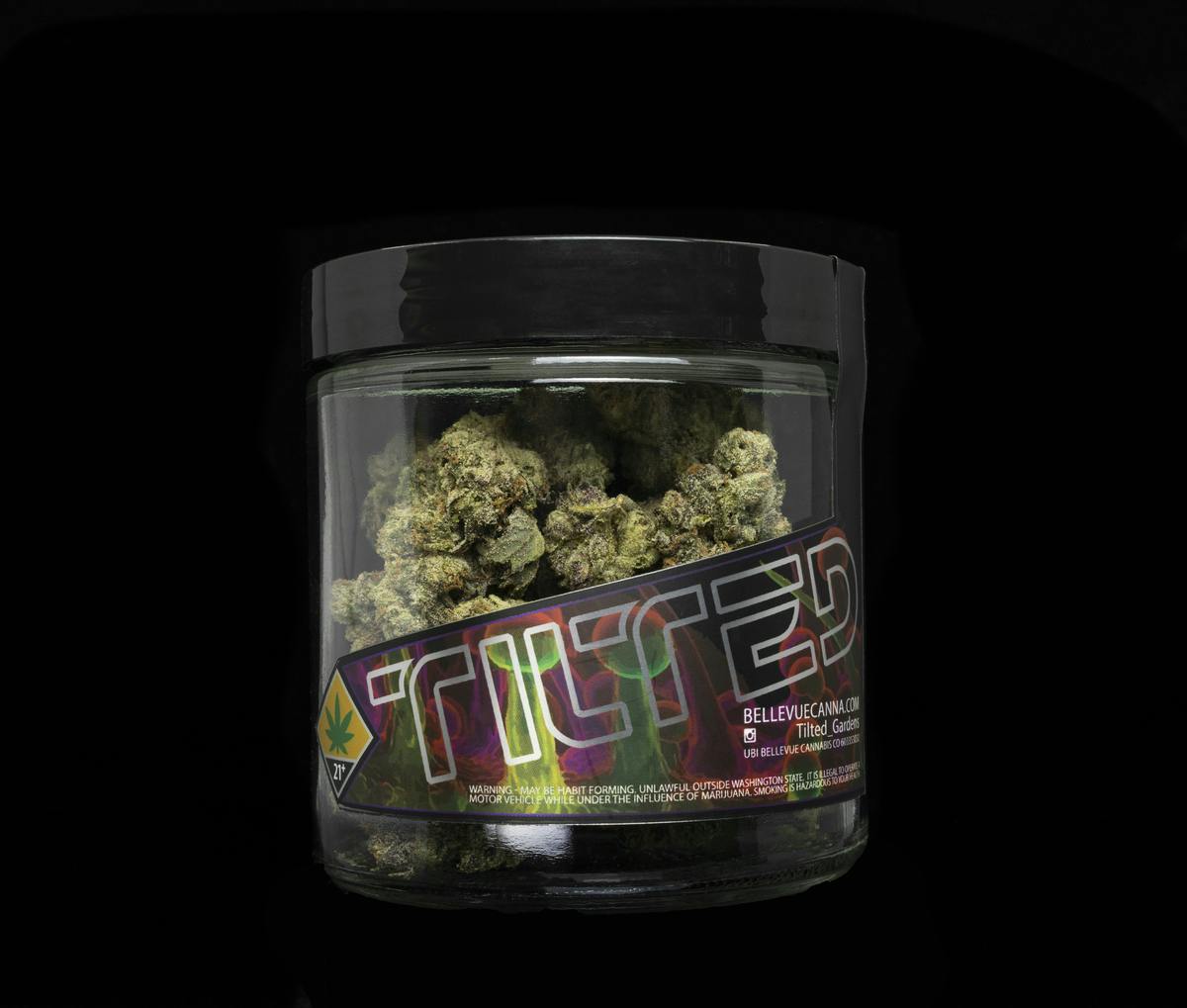 Tilted by Bellevue Cannabis Co - GMO x Mind Flayer | Smalls | 28g - 1