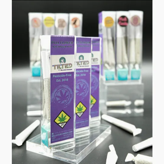 Tilted by Bellevue Cannabis Co - Pink Certz | Infused Minis | 0.5g each | 2pk - 1