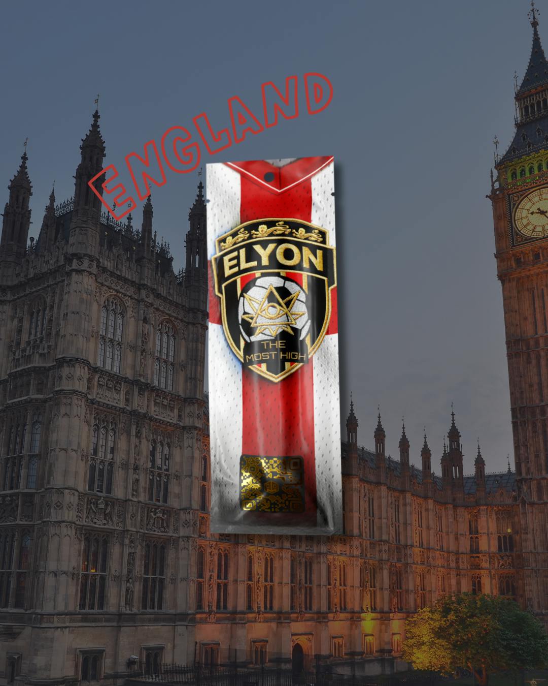 Bango Distribution - Elyon World Cup - England - Indigo - Single Pre Roll - 1.25g - 1