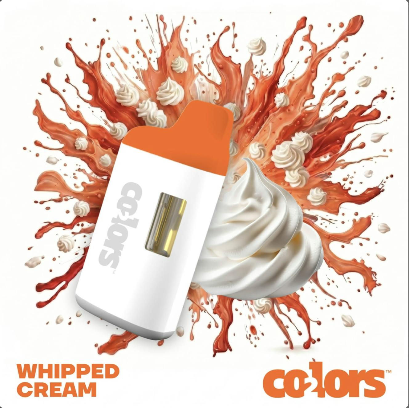 Co2lors - Whipped Cream | Prism All-In-One Disposable | 1g - 1