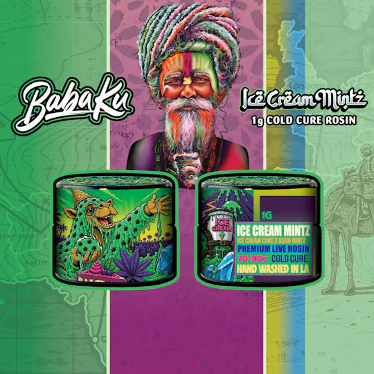 Baba Ku Farms - Baba Ku Farms | Ice Cream Mintz | Cold Cure Rosin | 1g - 1