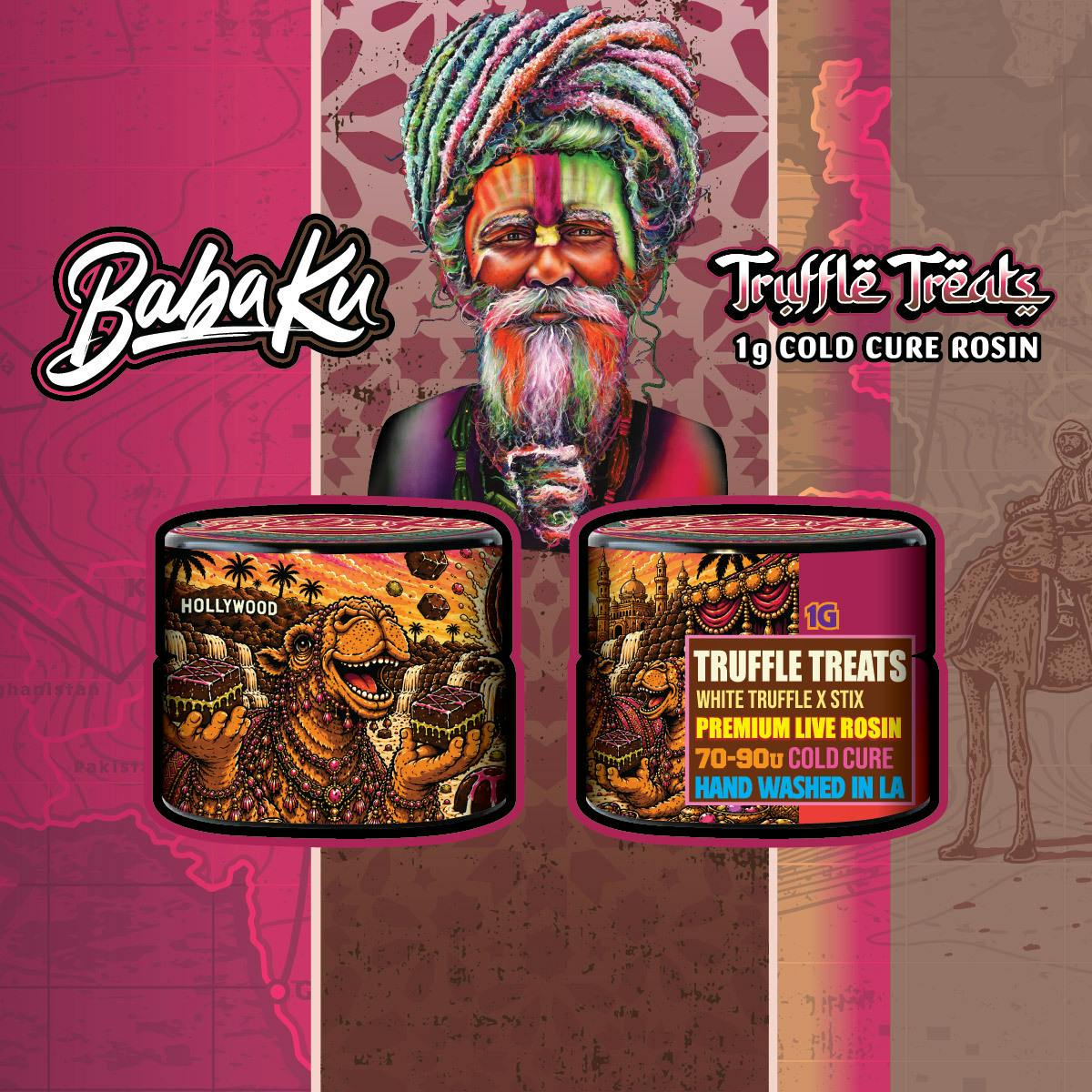 Baba Ku Farms - Baba Ku Farms | Truffle Treats | Cold Cure Rosin | 1g - 1