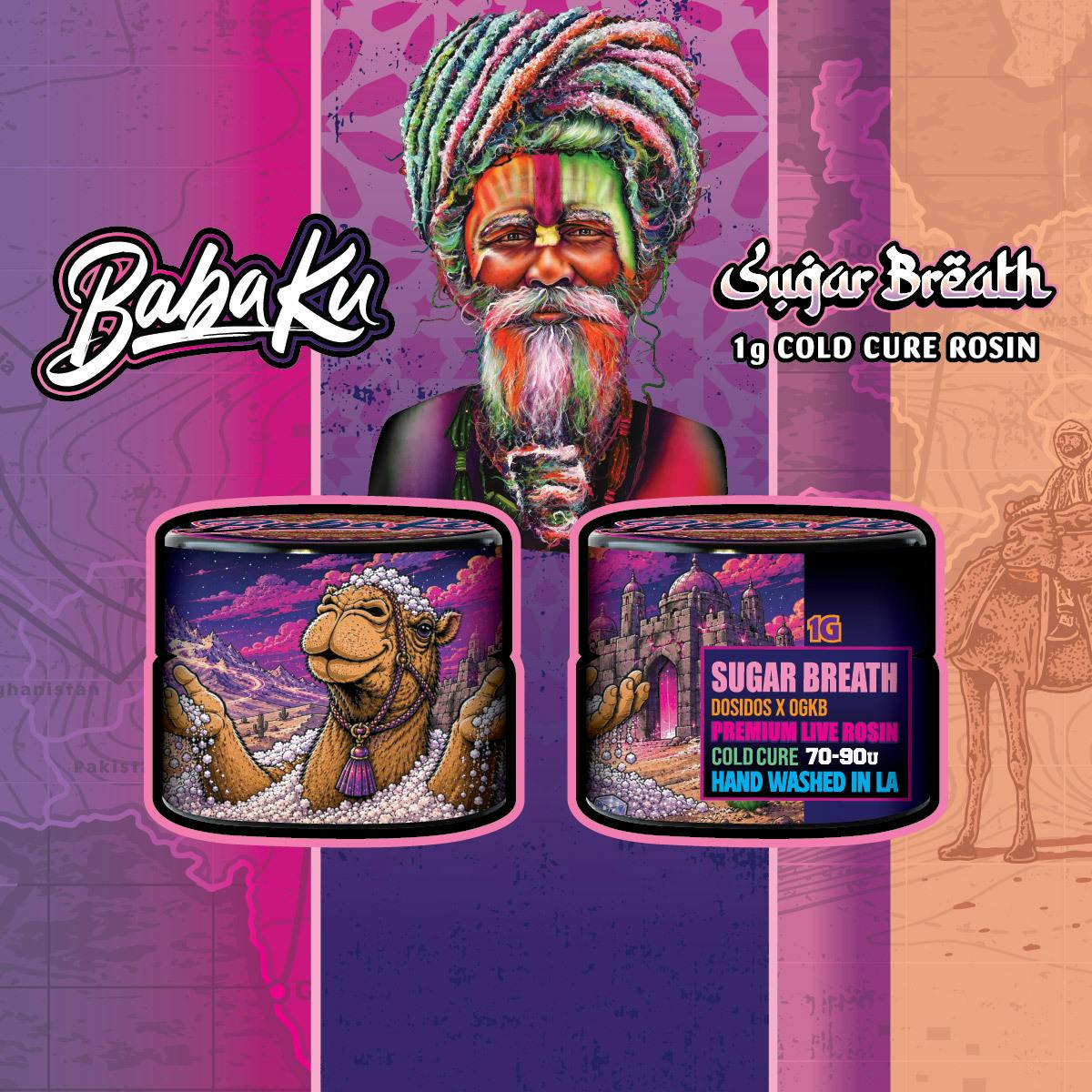 Baba Ku Farms - Baba Ku Farms | Sugar Breath | Cold Cure Rosin | 1g - 1