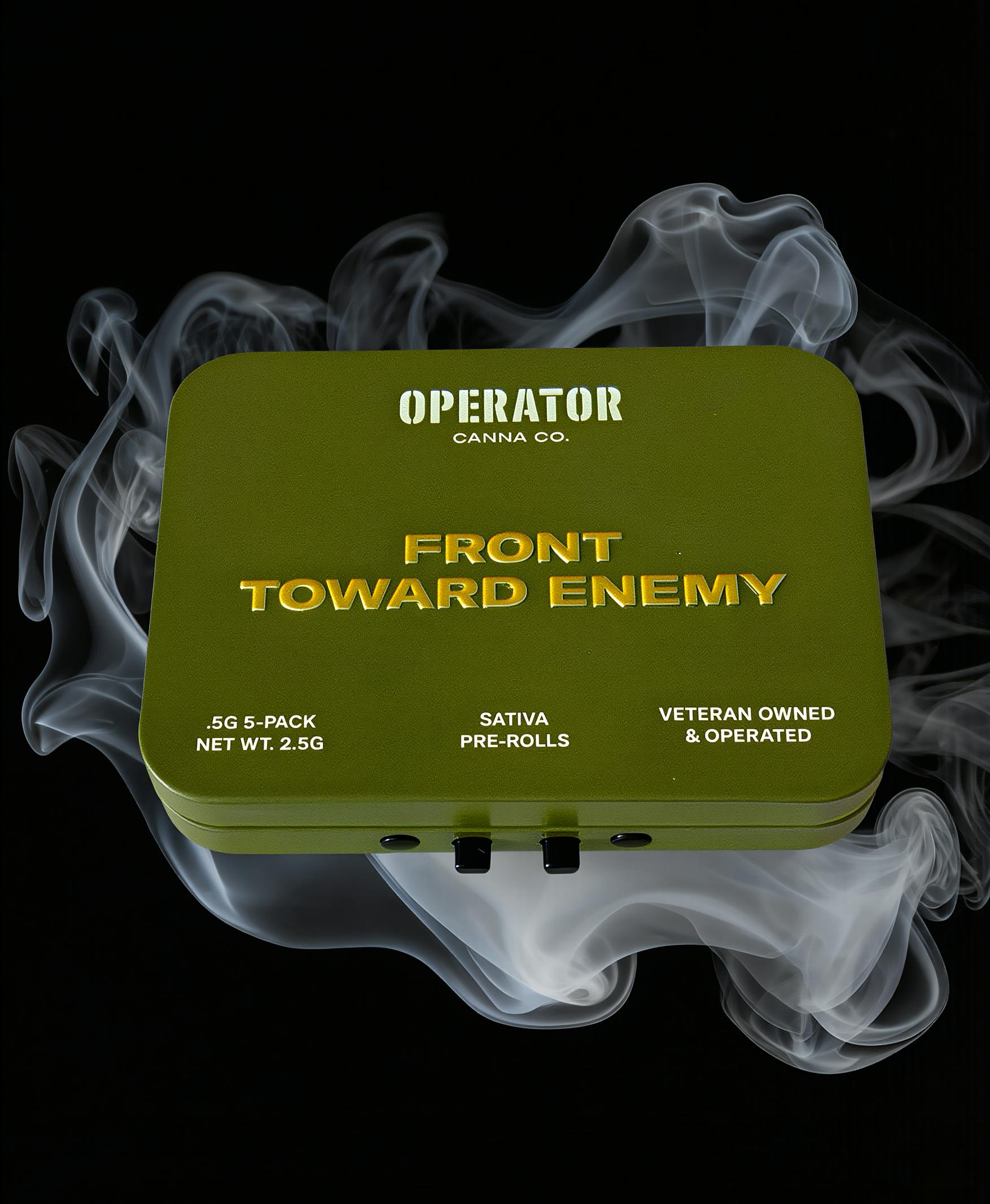 Operator Canna Co - Front Toward Enemy | Night Owl Haze | Minis | .5g each | 5pk - 1