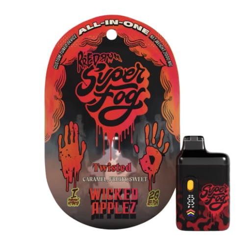 Super Fog by MFused - LOUD Liquid Diamonds 2g Jefé Plus - Wicked Applez - 1