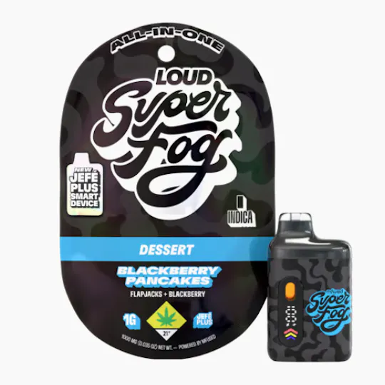 Super Fog by MFused - LOUD Liquid Diamonds 1g Jefé - Blackberry Pancakes - 1