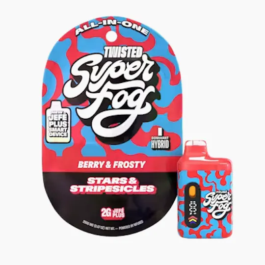 Super Fog by MFused - TWISTED Liquid Diamonds 2g Jefé Plus - Stars and Stripesicles - 1