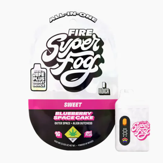 Super Fog by MFused - FIRE Liquid Diamonds 1g Jefé - Blueberry Space Cake - 1