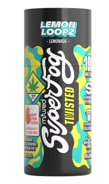 Super Fog by MFused - TWISTED Lemon Loopz | 100mg | 2oz - 1