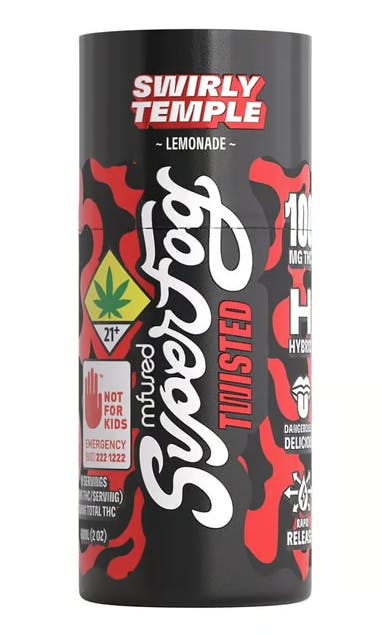 Super Fog by MFused - TWISTED Swirly Temple | 100mg | 2oz - 1