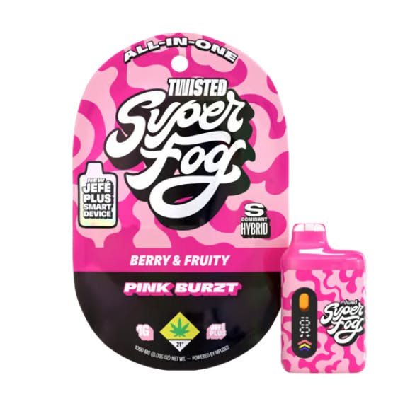 Super Fog by MFused - TWISTED Liquid Diamonds 1g Jefé - Pink Burzt - 1