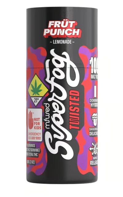 Super Fog by MFused - TWISTED Früt Punch | 100mg | 2oz - 1