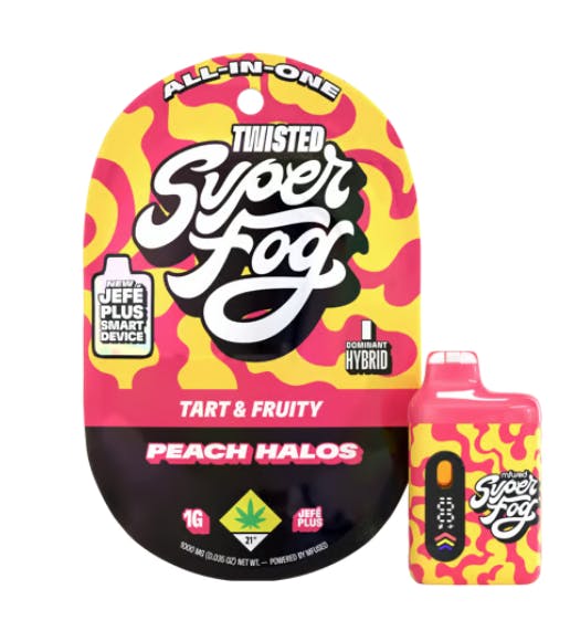 Super Fog by MFused - TWISTED Liquid Diamonds 1g Jefé - Peach Halos - 1