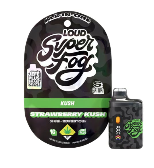 Super Fog by MFused - LOUD Liquid Diamonds 1g Jefé - Strawberry Kush - 1