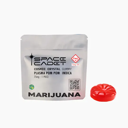 Space Cadet - Plasma Pom Pom 75mg Cosmic Crystals Gummy - 1