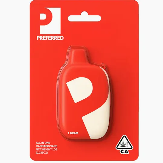 Preferred Gardens - Red Runtz | Disposable | 1g - 1