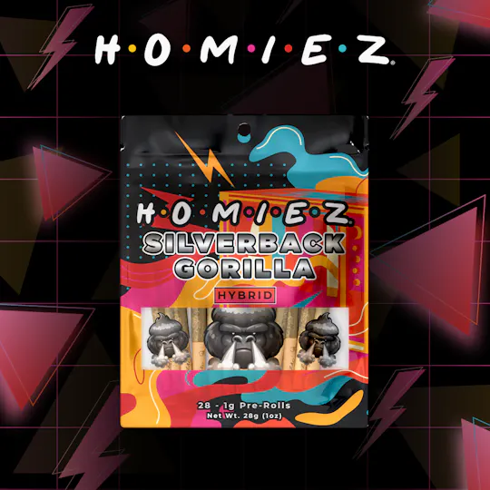 HOMIEZ - HOMIEZ | 28 Pack Pre-Rolls | Silverback Gorilla - 1