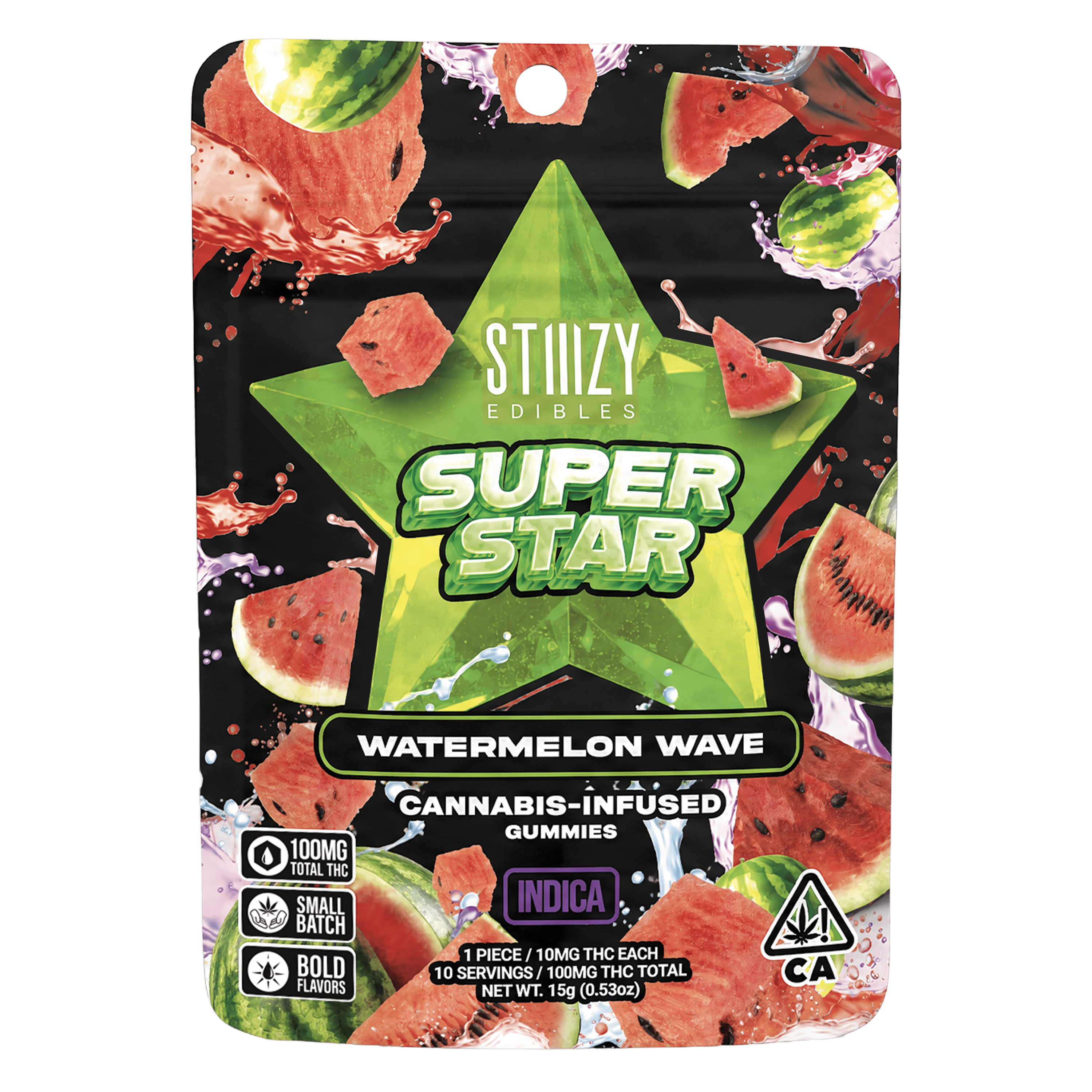 STIIIZY - STAR Edibles - Watermelon Wave - 1