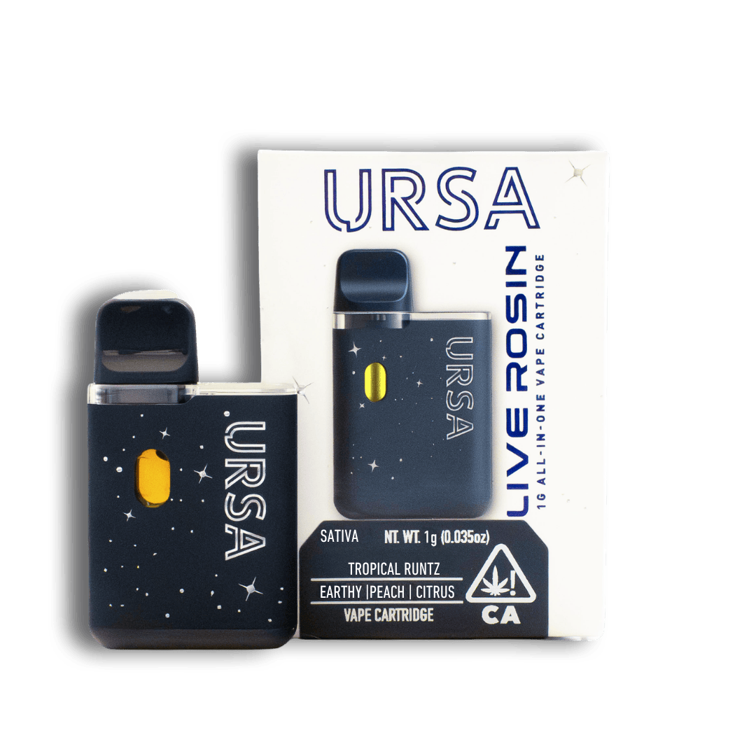 URSA Extracts - Tropical Runtz 1g AIO Live Rosin Vape Cartridge - 1