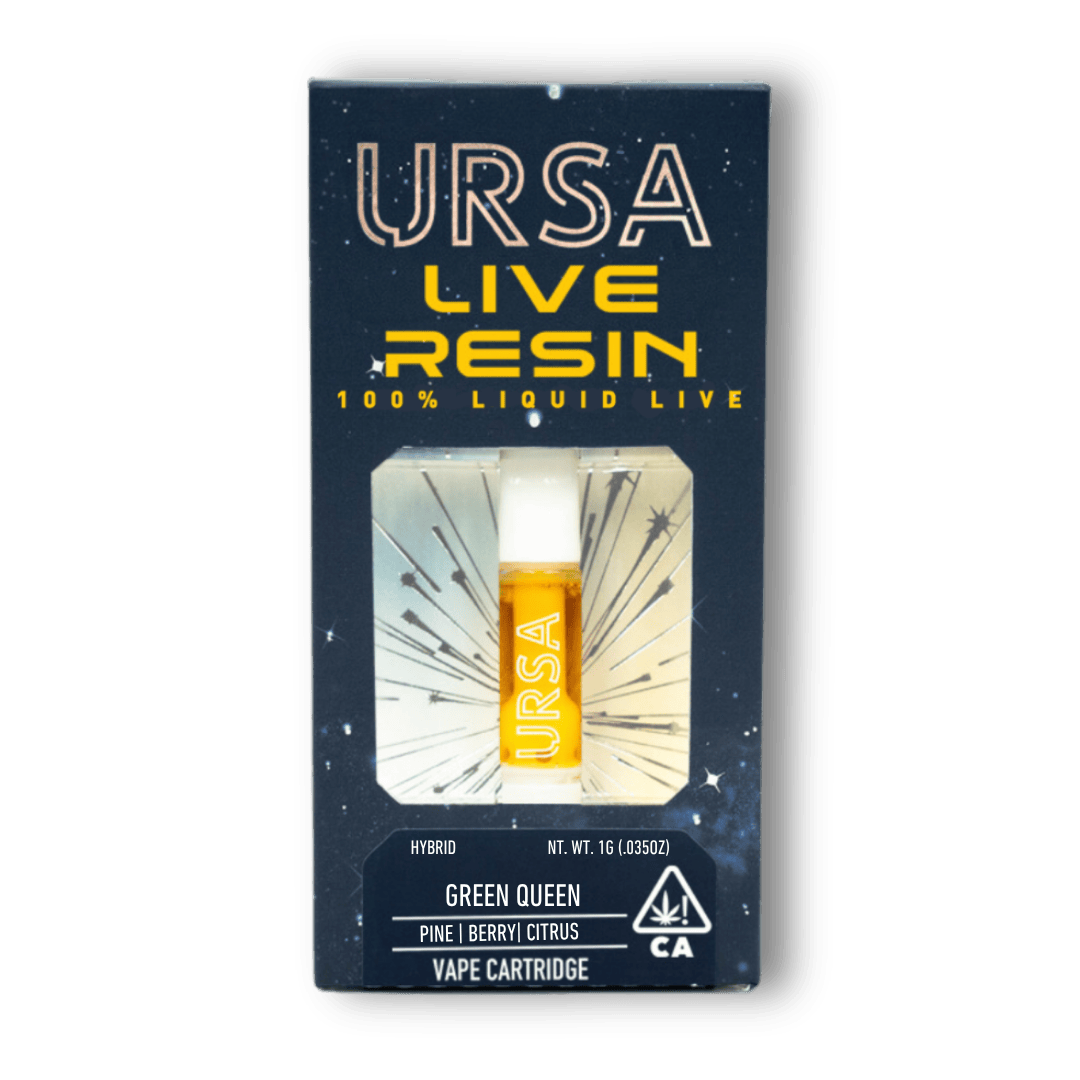 URSA Extracts - Green Queen 0.5g Live Resin Cartridge - 1