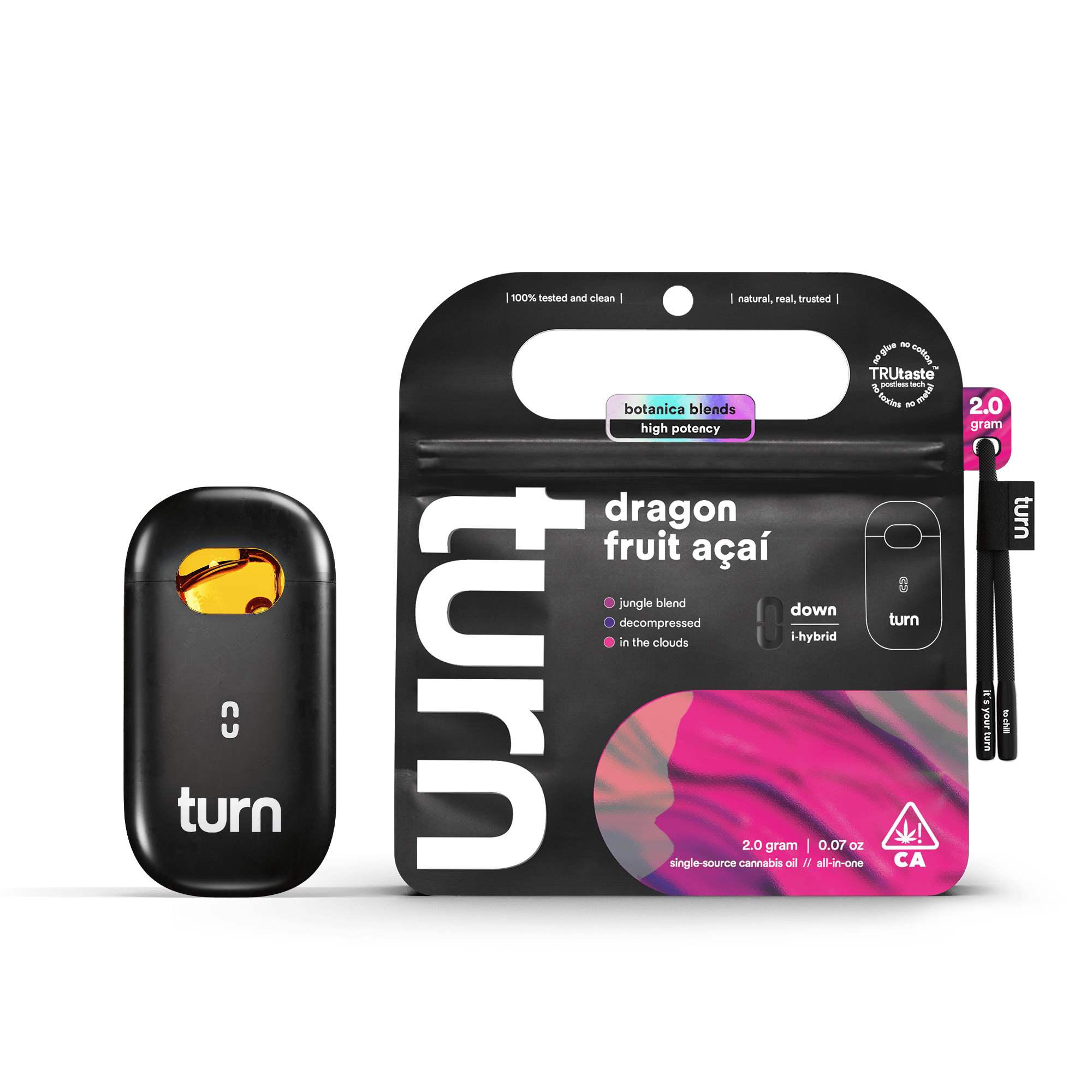 turn - dragon fruit acai | turnone AIO disposable | 2g - 1