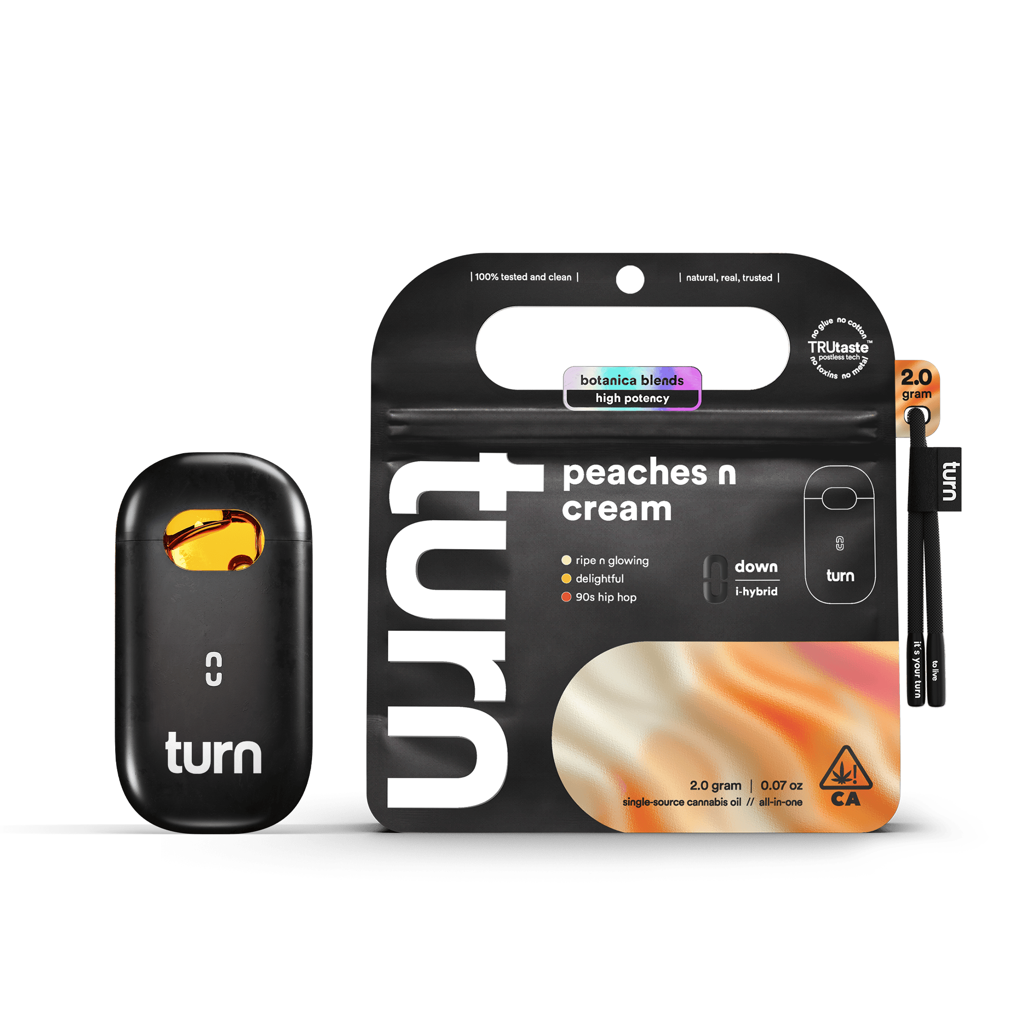 turn - Peaches n Cream | TurnOne Disposable | 2g - 1