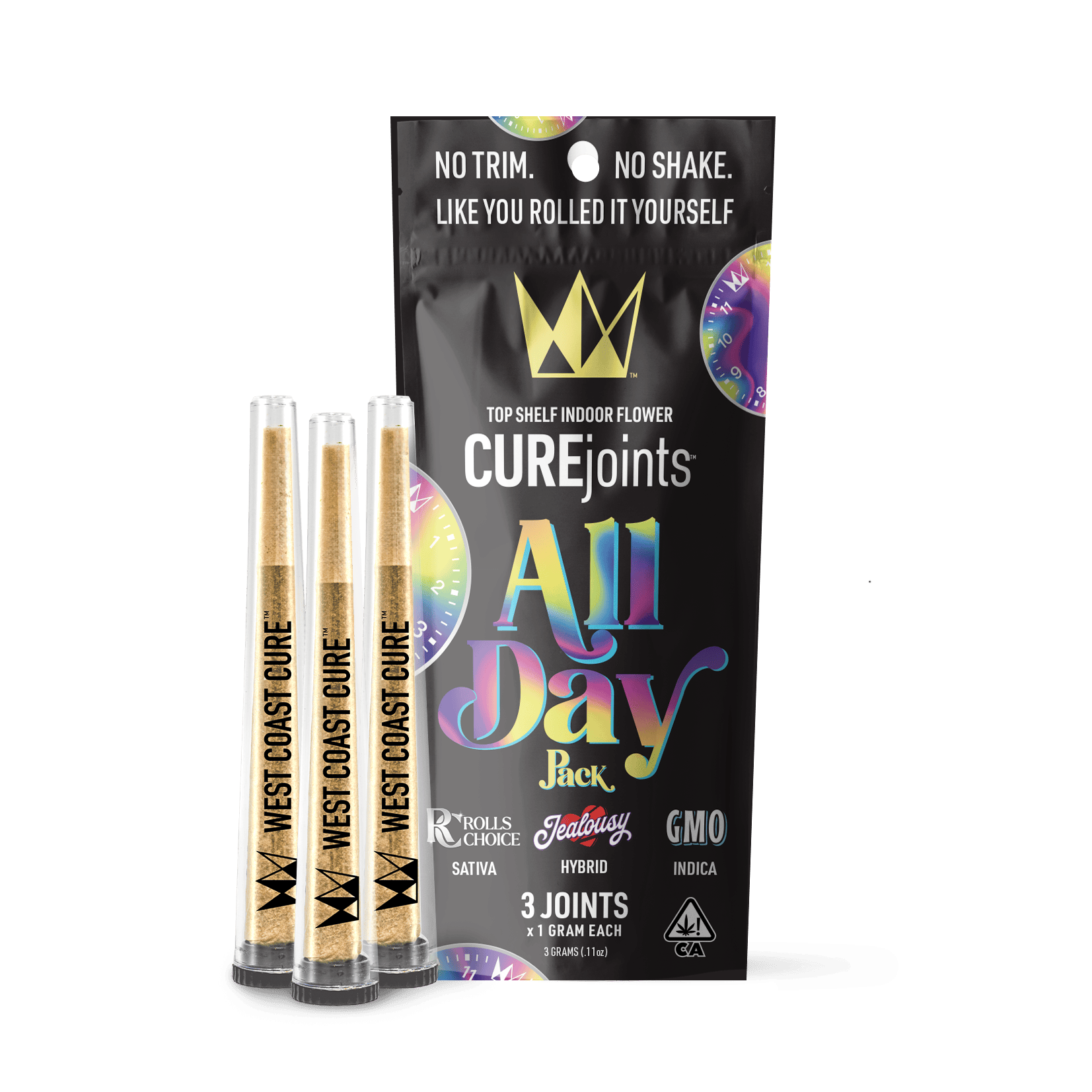 West Coast Cure - West Coast Cure | GMO | Joints | 1g each | 3pk - 1