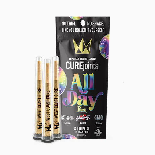 West Coast Cure - West Coast Cure | GMO | Joints | 1g each | 3pk - 1