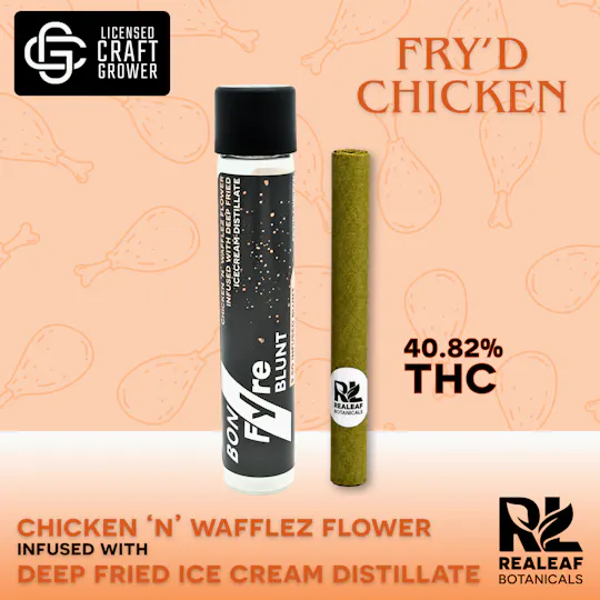 Realeaf Botanicals - Bon Fyre Infused Fry'd Chicken Blunt 2.5g - 1