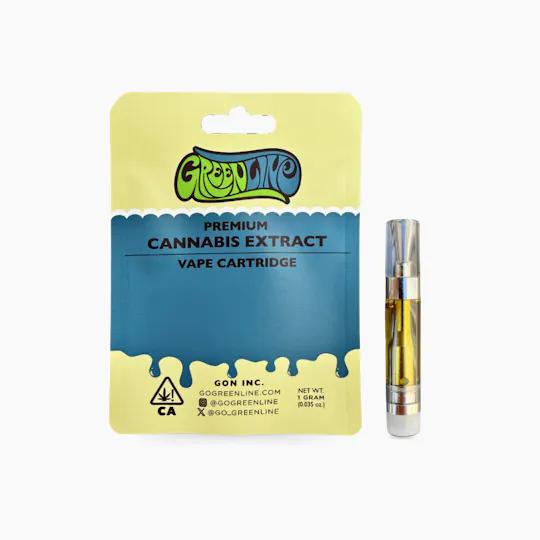 Greenline - Blueberry Haze - Vape Cart - Hybrid - 1g - 1