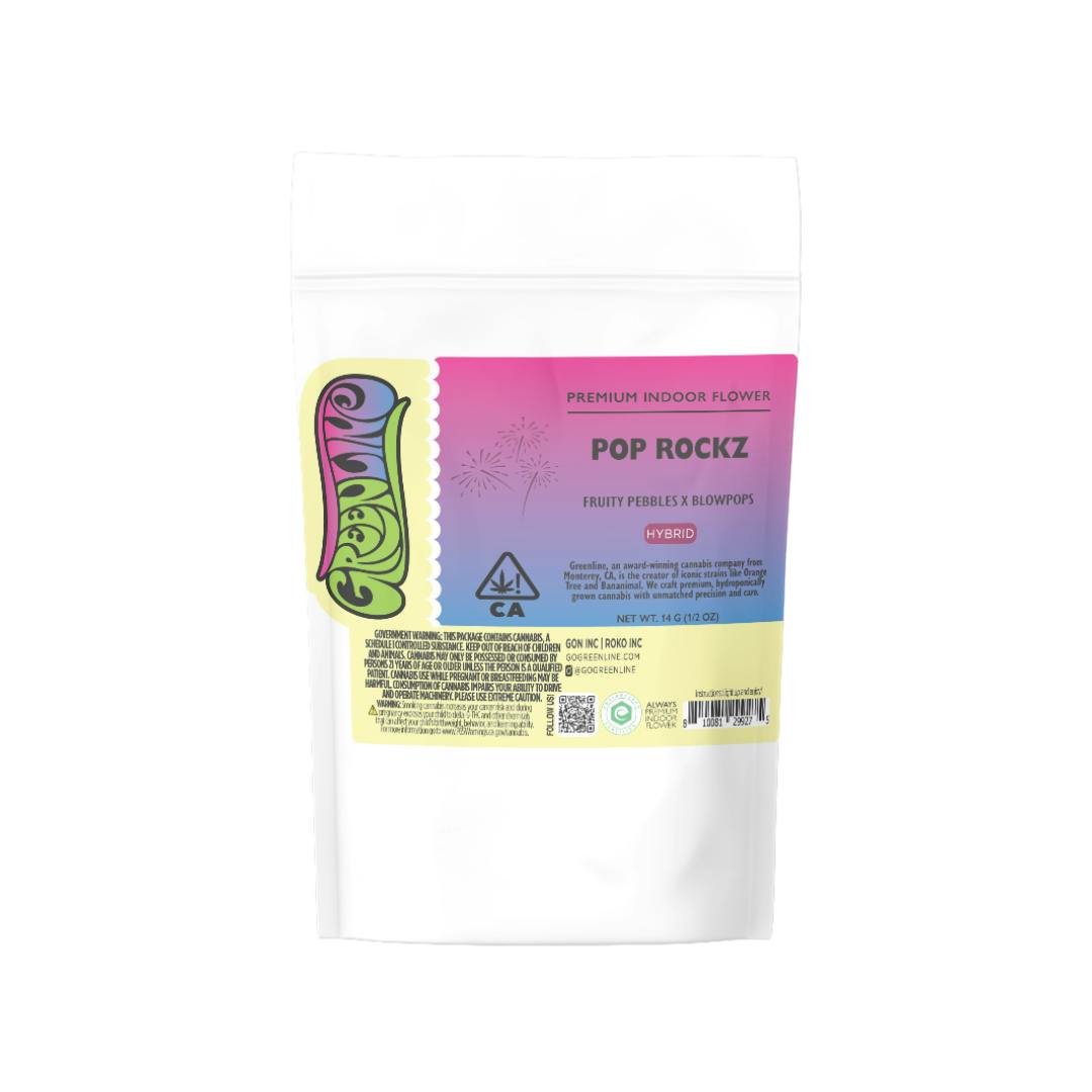 Greenline - Pop Rockz - 1/2 oz - Indoor - Hybrid - 14g - 1