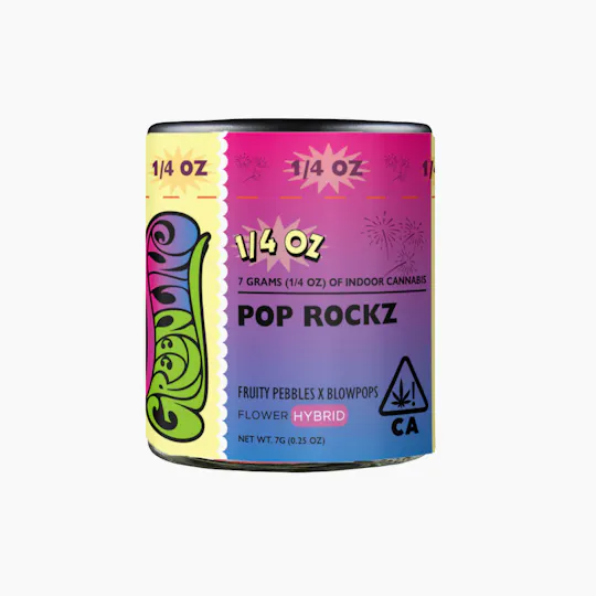 Greenline - Pop Rockz - 1/4 oz - Indoor - Hybrid - 7g - 1