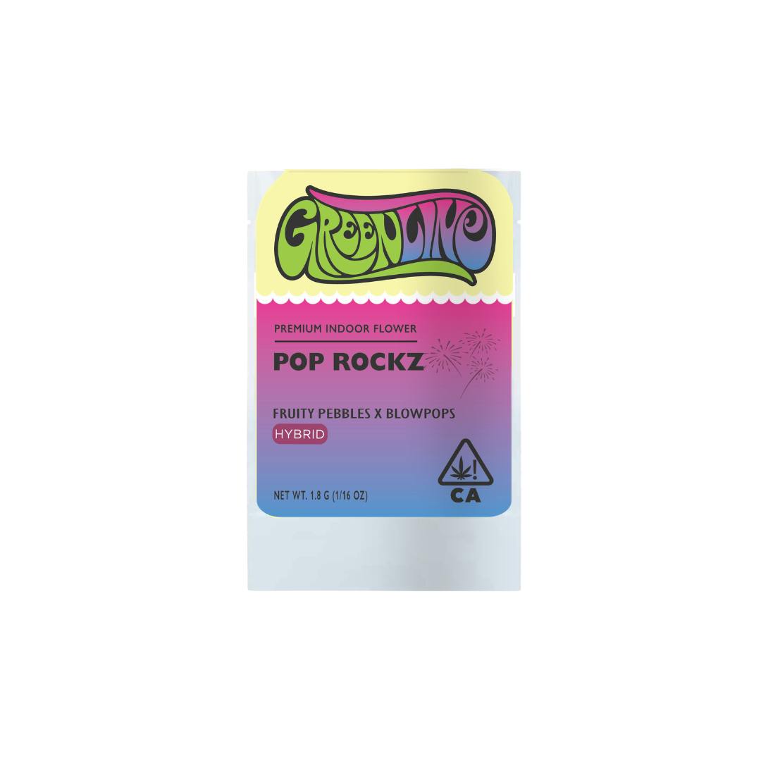 Greenline - Pop Rockz - 1/16 oz - Indoor - Hybrid - 1.8g - 1