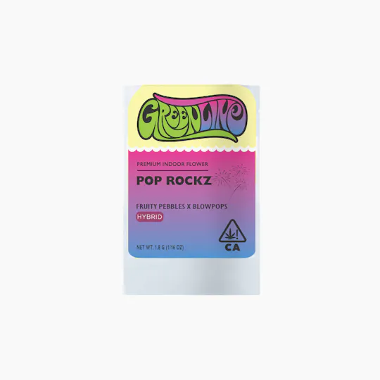 Greenline - Pop Rockz - 1/16 oz - Indoor - Hybrid - 1.8g - 1