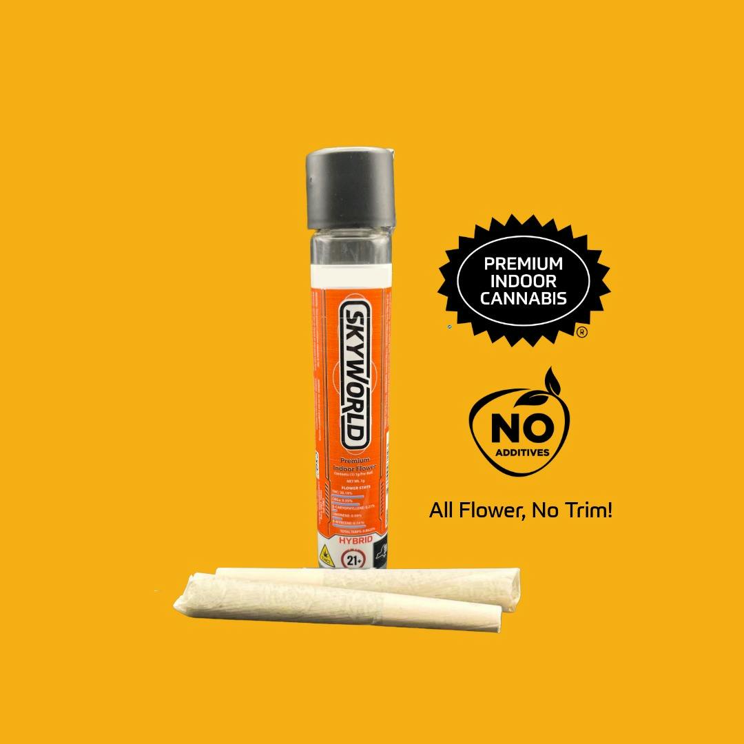 Skyworld - Skyworld | Pre-roll | Zepperz | 0.5g (2pk) - 1