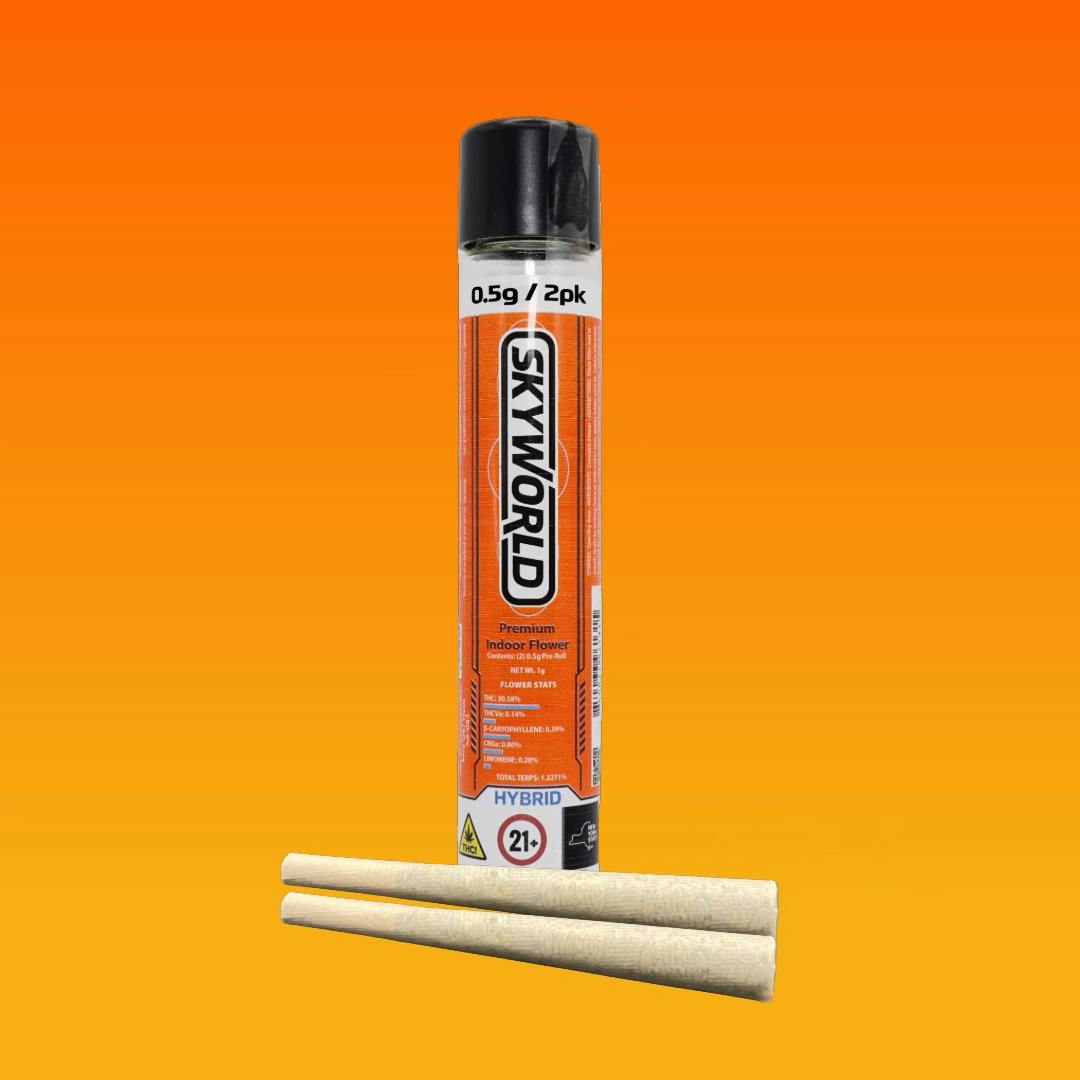 Skyworld - Skyworld | Pre-roll | White Apple Runtz | 0.5g (2pk) - 1
