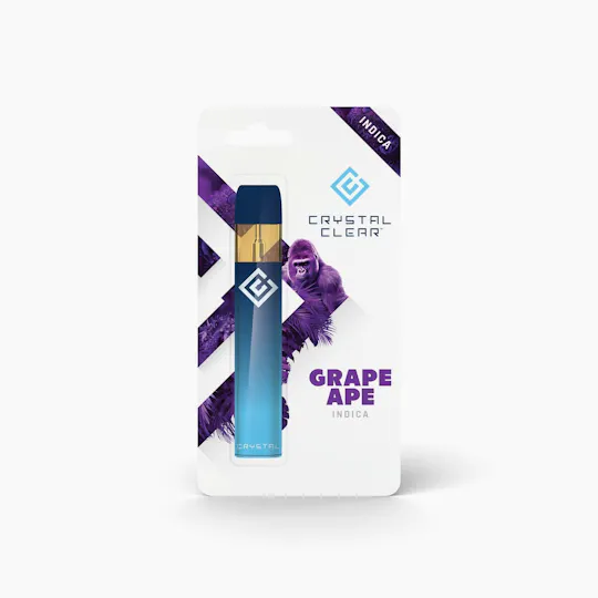 Crystal Clear - Grape Ape | Disposable | 1g - 1