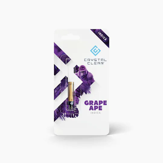 Crystal Clear - Grape Ape | Cartridge | 1g - 1