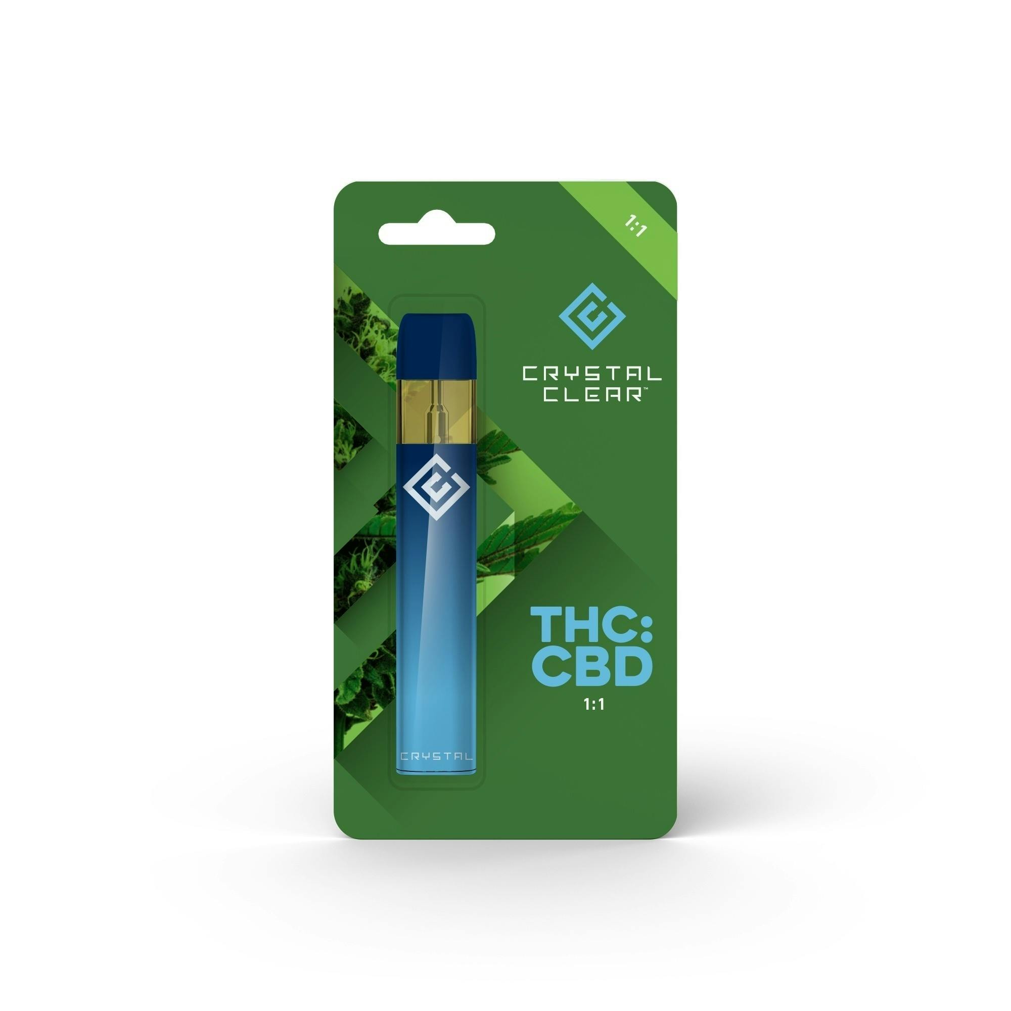 Crystal Clear - THC:CBD | Disposable | 1g - 1