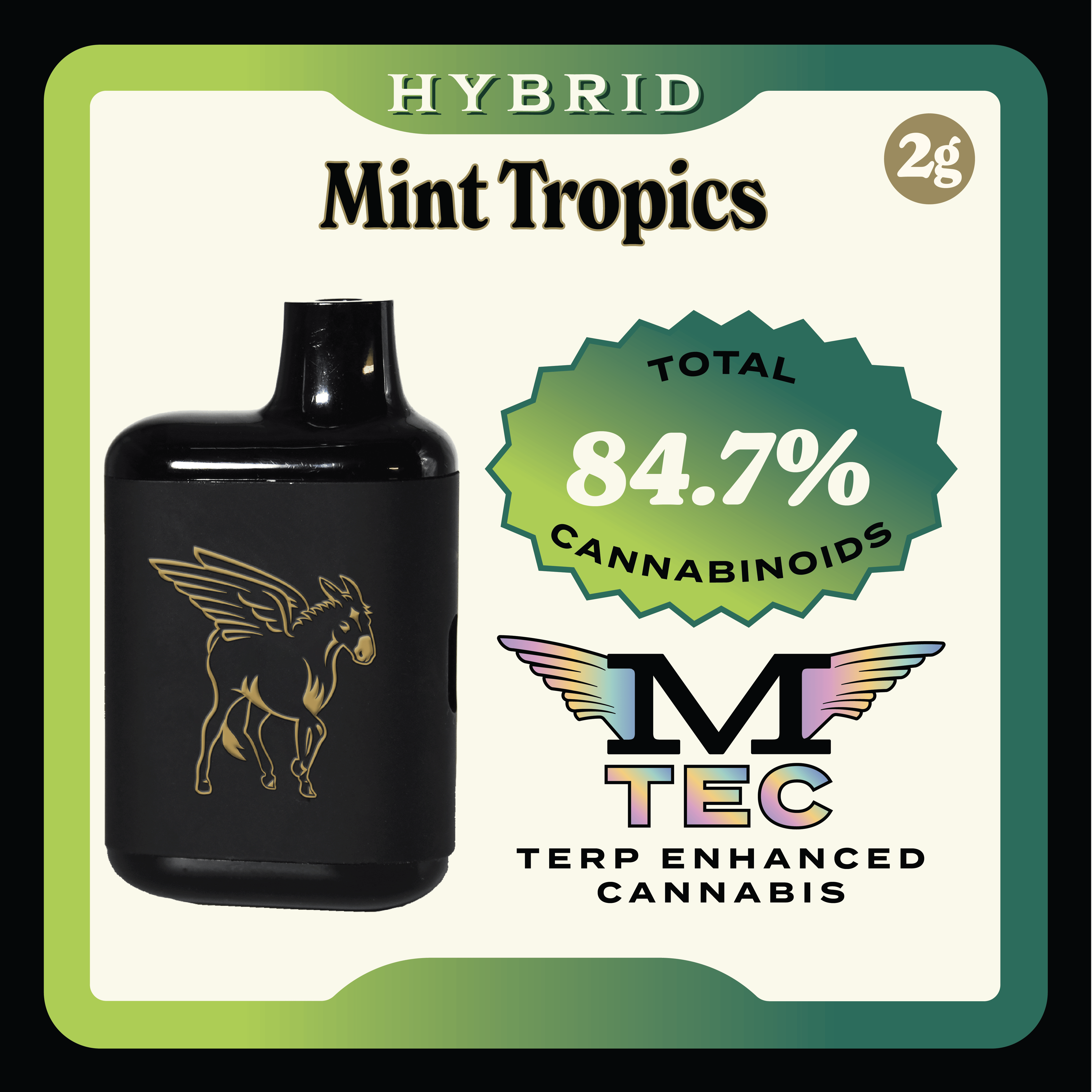 Mule Extracts - Mule Extracts | Mint Tropics | M-TEC Dank Tank Disposable | 2g - 1