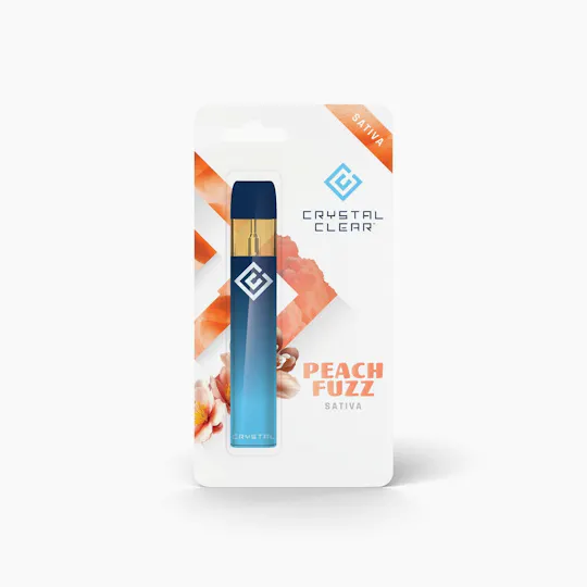 Crystal Clear - Peach Fuzz | Disposable | 1g - 1