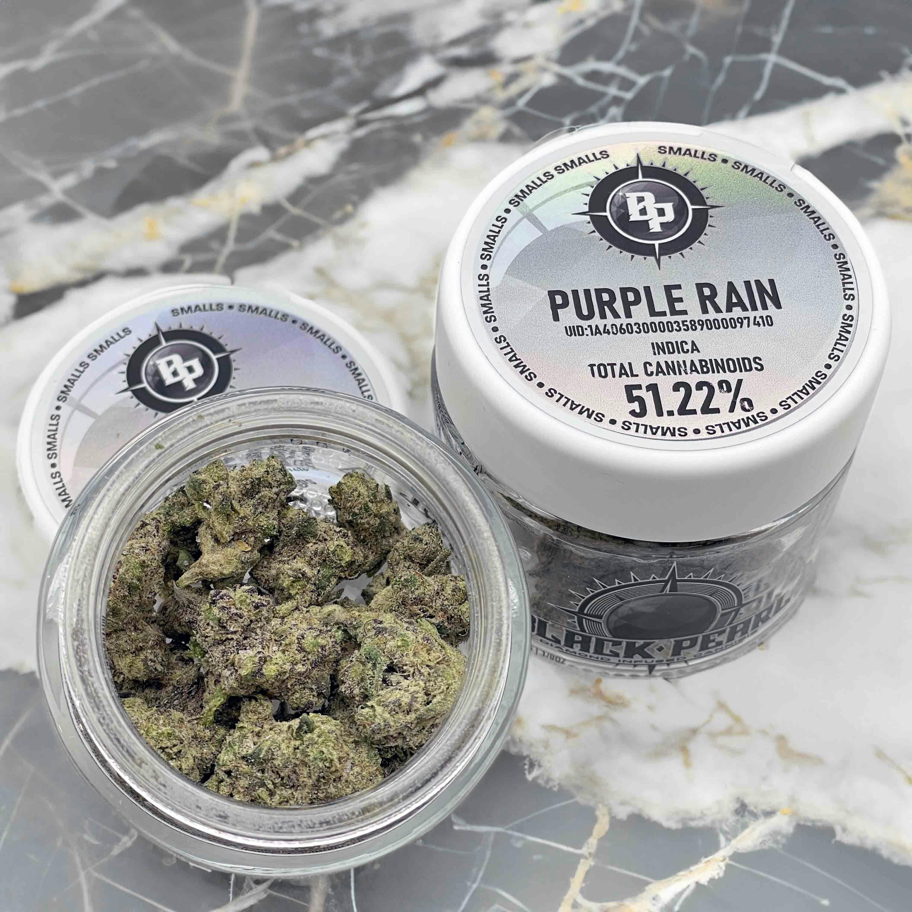 Twenty Two K / 22k - BLACK PEARL - Diamond Coated Indoor - Purple Rain - Smalls 3.5g | 1/8oz - 1