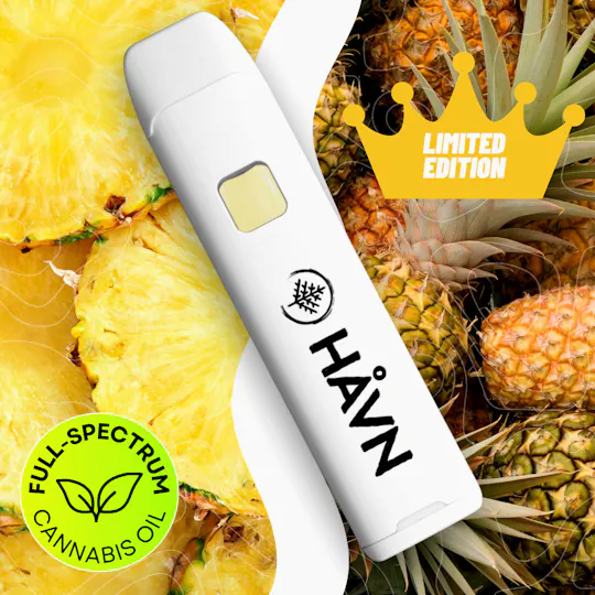 HAVN - Pineapple Crown (Limited Edition) | Full Spectrum Disposable | 1g - 1
