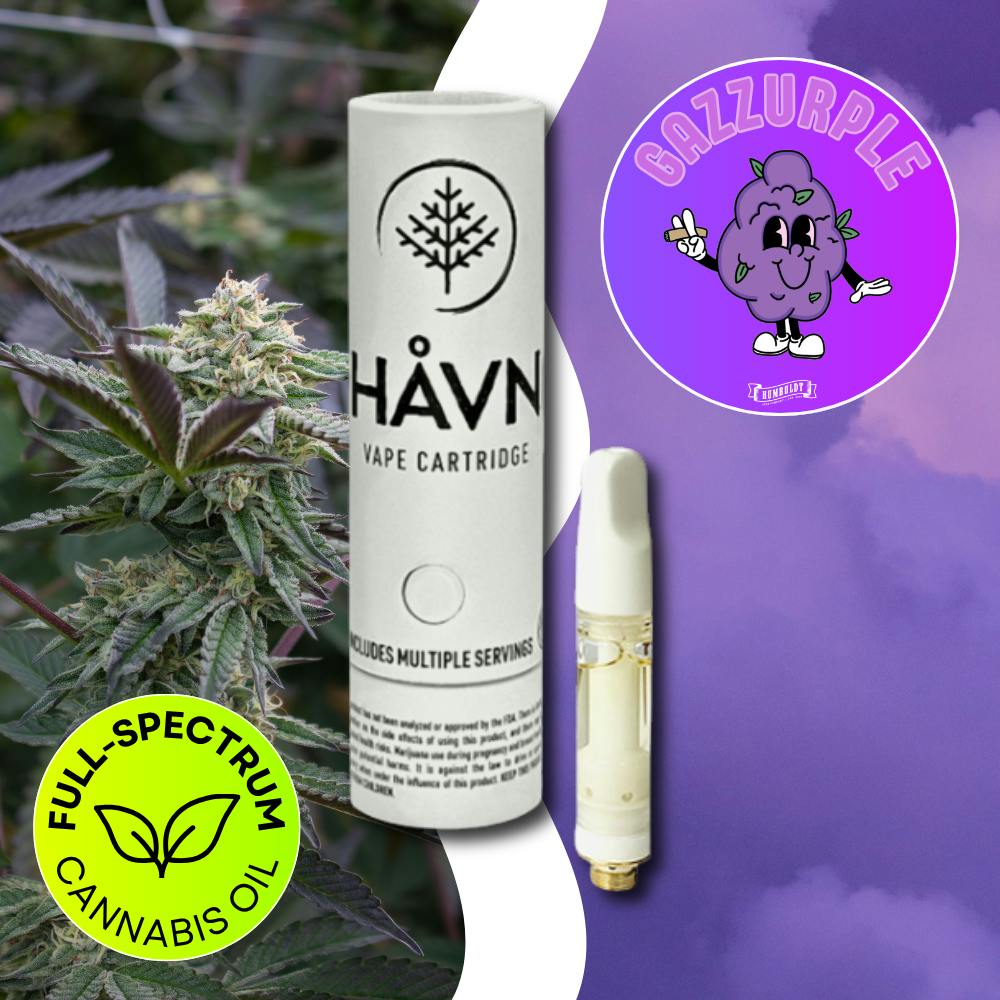 HAVN - Gazzurple | Full Spectrum Cartridge | 1g - 1