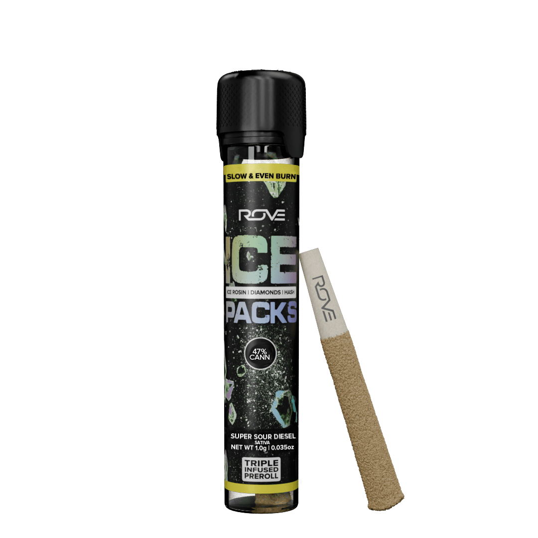 ROVE - Super Sour Diesel - Infused Ice Packs (Rosin, Hash, and Diamonds) 1g - 1