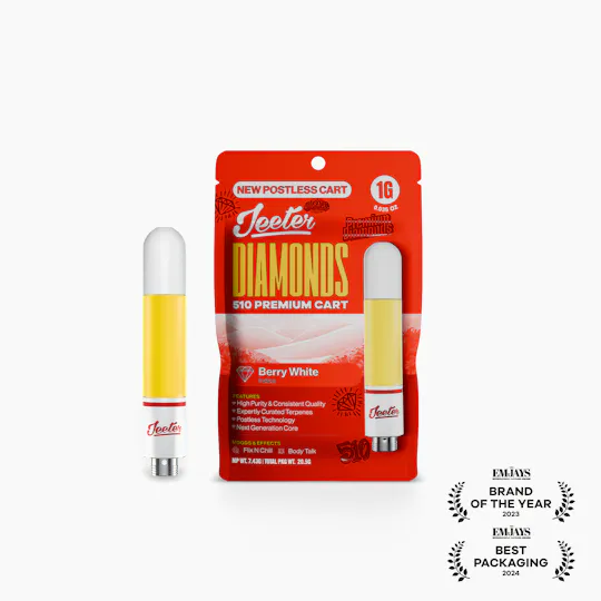 Jeeter - Jeeter | Berry White | Diamonds 510 Premium Cartridge | 1g - 1