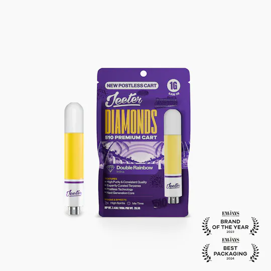 Jeeter - Jeeter | Double Rainbow | Diamonds 510 Premium Cartridge | 1g - 1