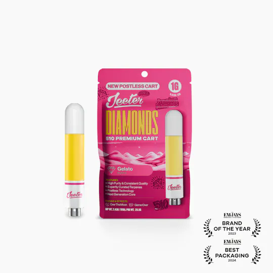 Jeeter - Jeeter | Gelato | Diamonds 510 Premium Cartridge | 1g - 1
