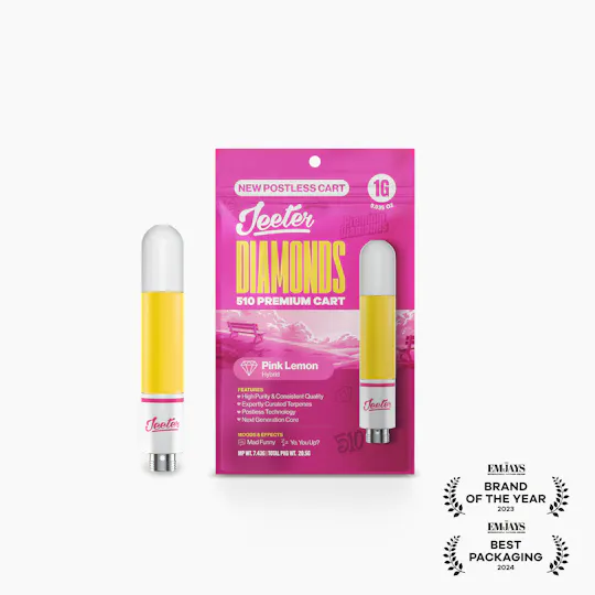 Jeeter - Jeeter | Pink Lemon | Diamonds 510 Premium Cartridge | 1g - 1
